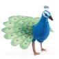 Preview: Folkmanis Fingerpuppe Mini Peacock / Mini Pfau 8017